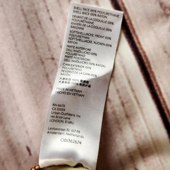 NWT UO Urban Outfitters Faux Leather Flare Tan Brown Pants | Women’s Size 8 - Picture 10 of 11